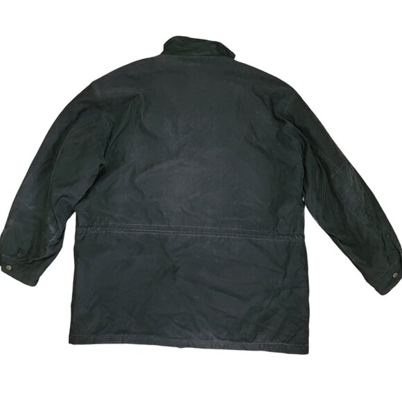 Mantles Vintage Jacket Men's Black Size XL Zip Flat Pockets Warm Internal Pocket - Picture 8 of 16